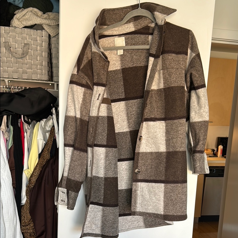 Plaid shacket